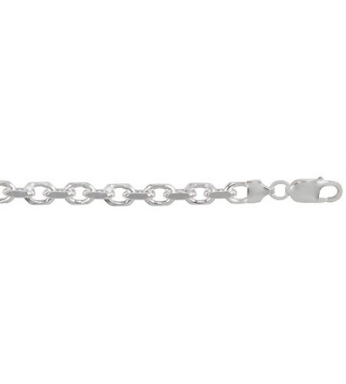 4.5mm Cable Chain, 7" - 24" Length, Sterling Silver